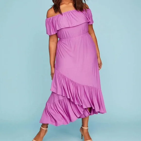 lane bryant off the shoulder dress Comment Dress to have links to these dresses sent to your inboxWhich dress from @lanebryant is your favorite? Use code Rochelle10 to save an additional 10% off your order #ad #nationaldressday #plussize #